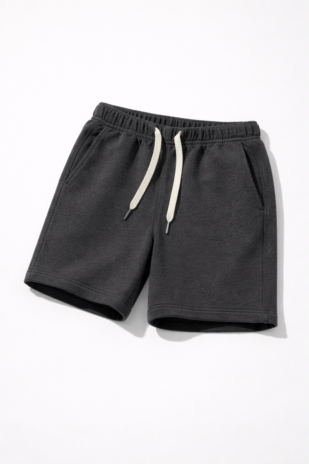 Brushed Terry Cotton Shorts